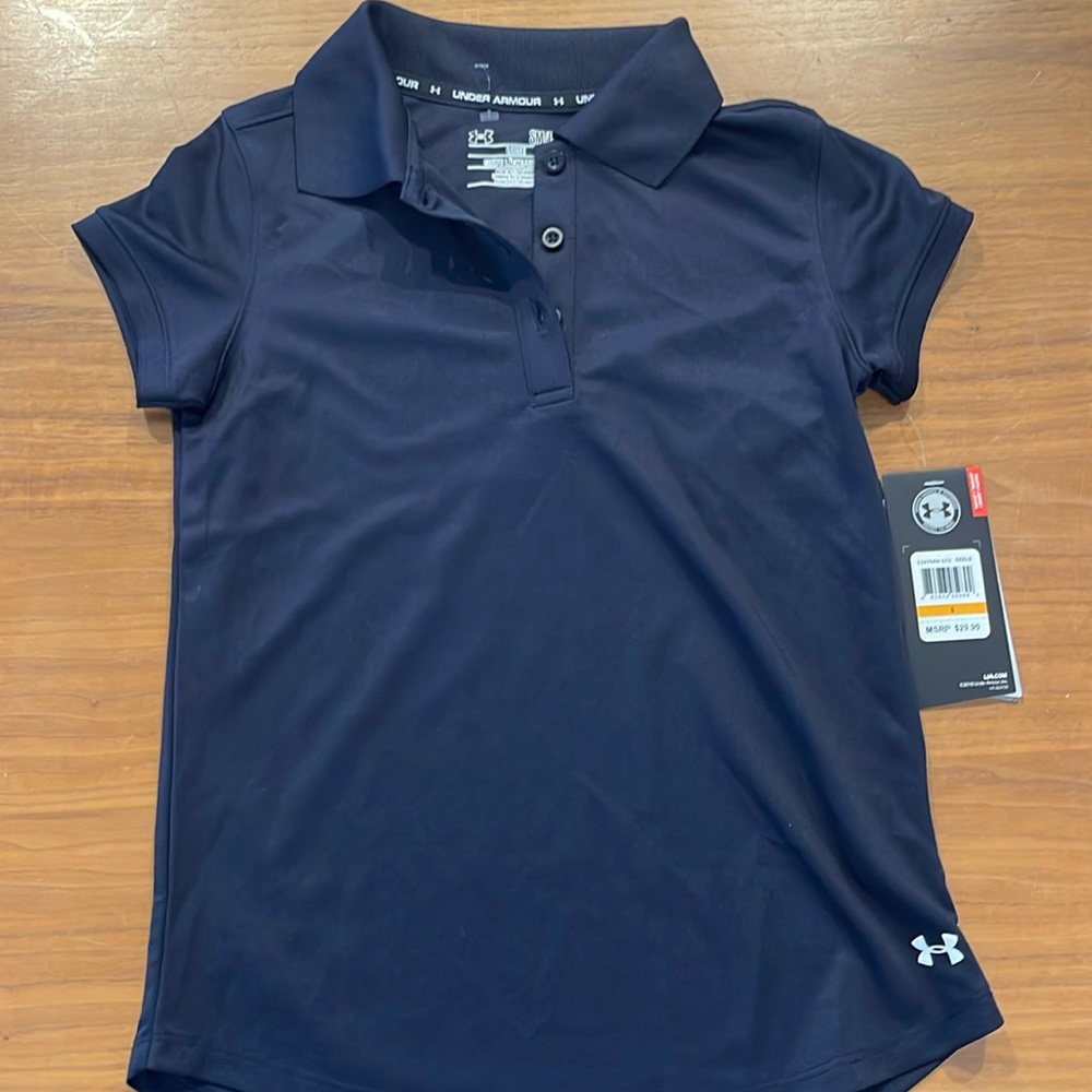 Under Armour youth polo shirts, size small
